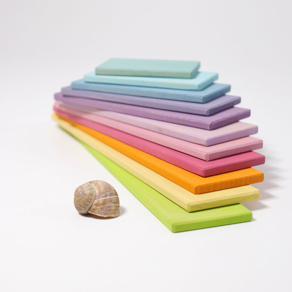 Grimm's Building Boards Pastel - Grimm's Spiel and Holz Design - The Creative Toy Shop