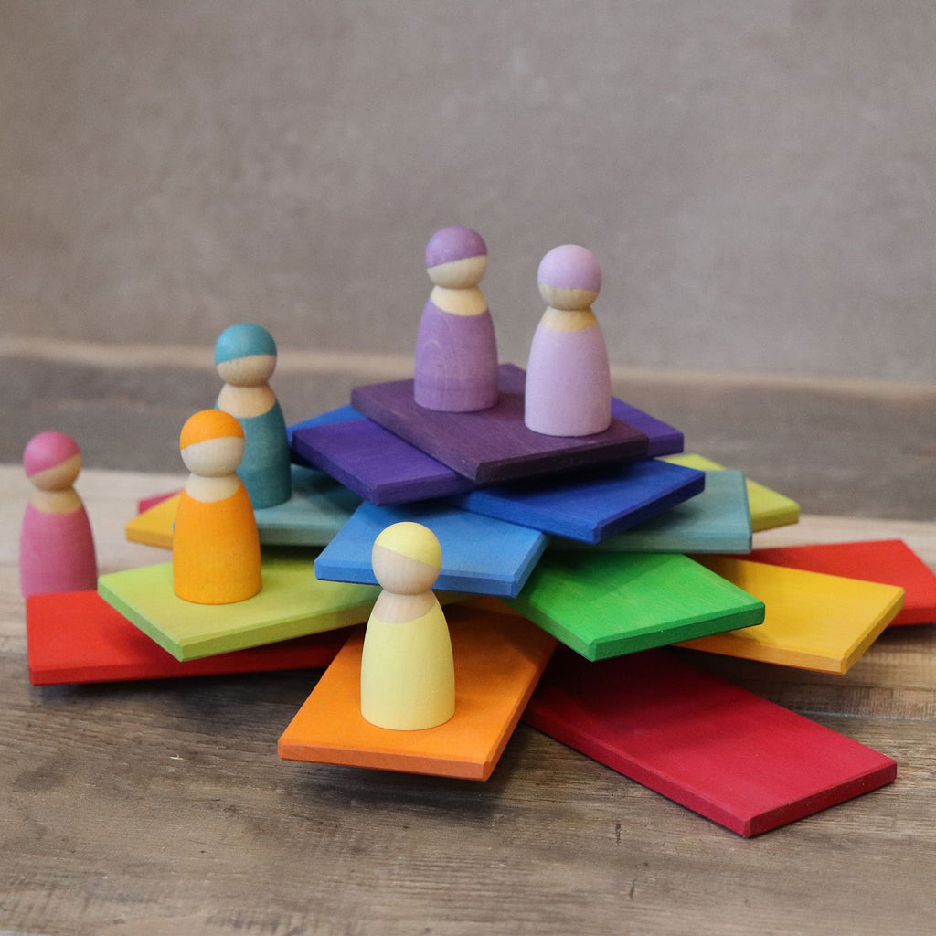 Grimm's Building Boards Rainbow - Grimm's Spiel and Holz Design - The Creative Toy Shop