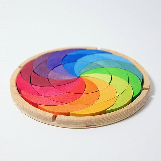Grimm's Building Set Colour Wheel - Rainbow - New 2019 - Grimm's Spiel and Holz Design - The Creative Toy Shop