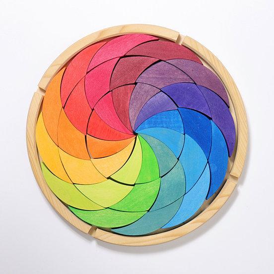 Grimm's Building Set Colour Wheel - Rainbow - New 2019 - Grimm's Spiel and Holz Design - The Creative Toy Shop