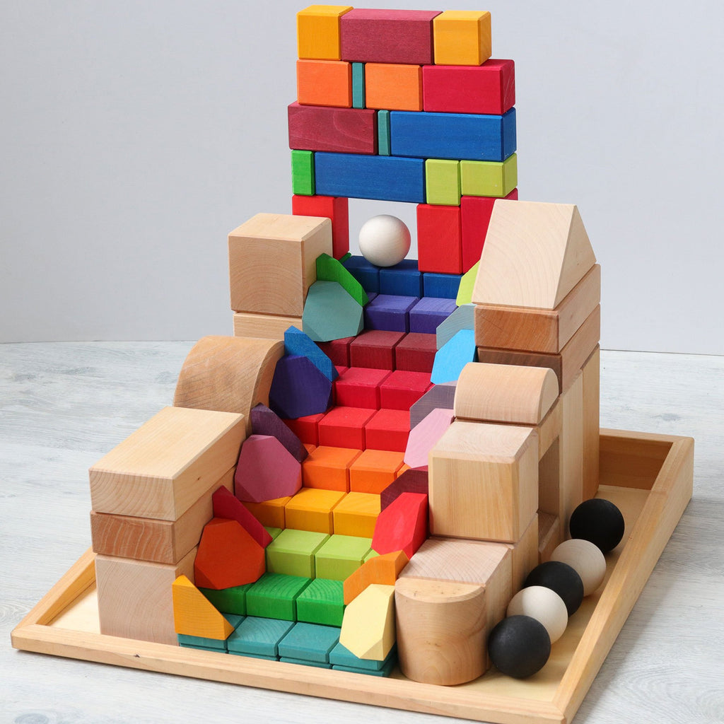 Grimm's Building Set Cornerstones - Grimm's Spiel and Holz Design - The Creative Toy Shop