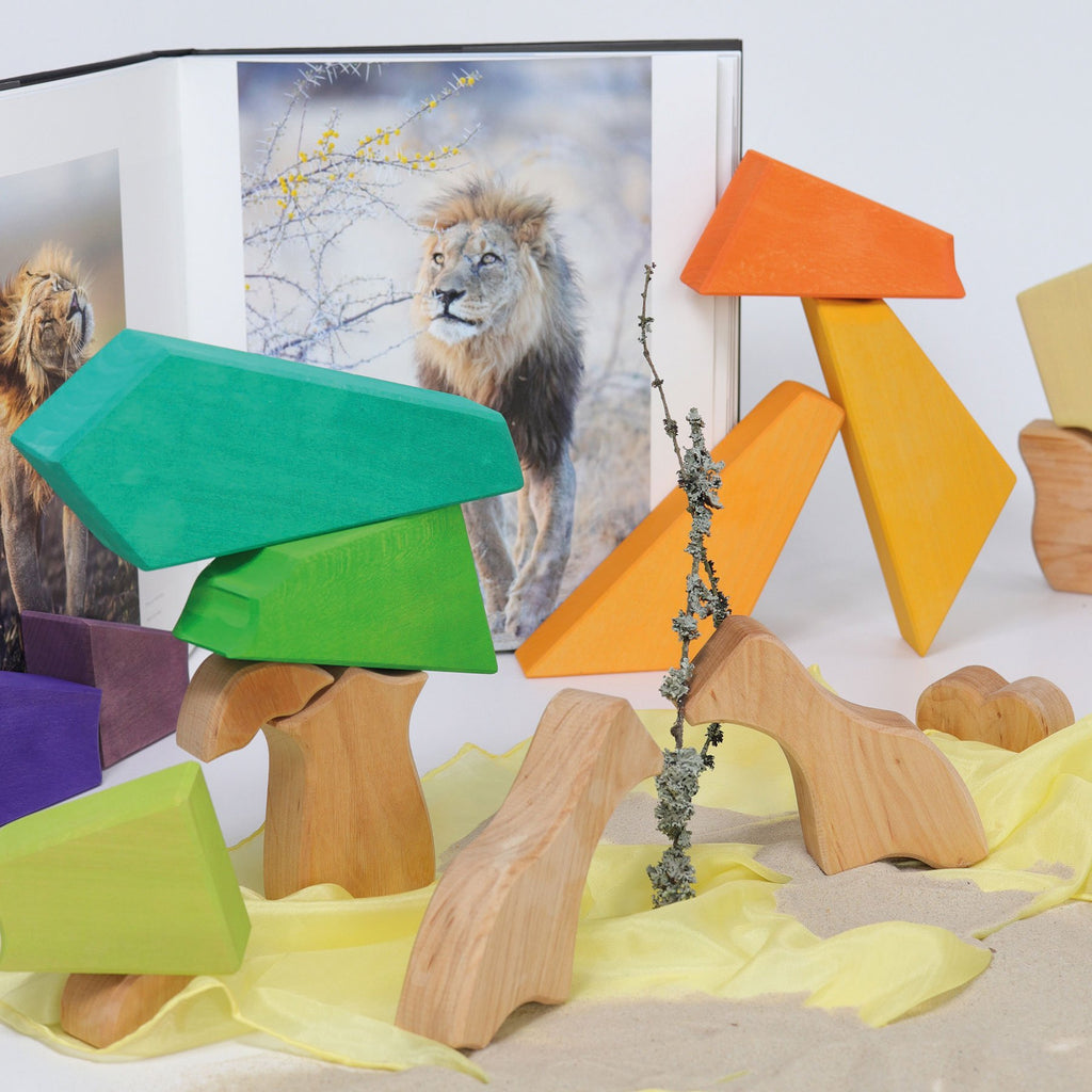 Grimm's Building Set Rainbow Lion - New 2020 - Grimm's Spiel and Holz Design - The Creative Toy Shop