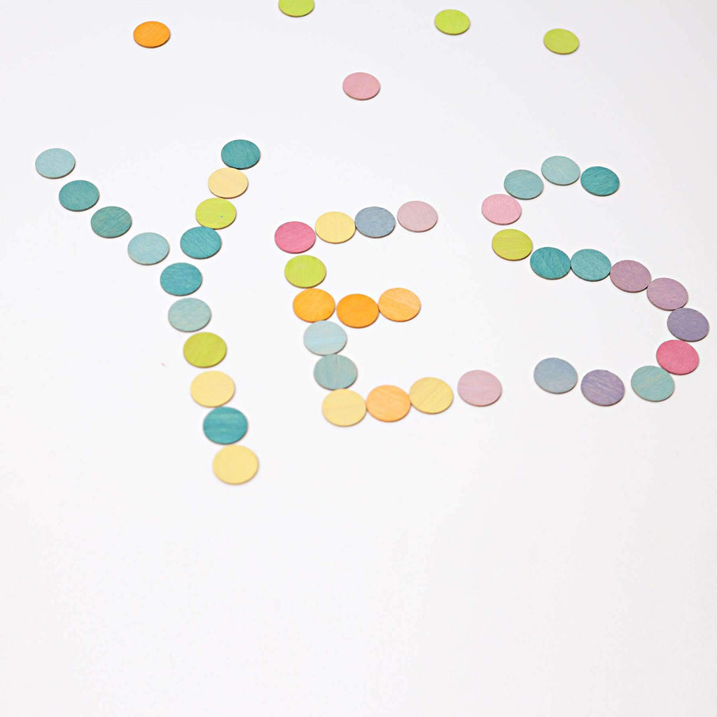 Grimm's Confetti Dots - Pastel - Grimm's Spiel and Holz Design - The Creative Toy Shop