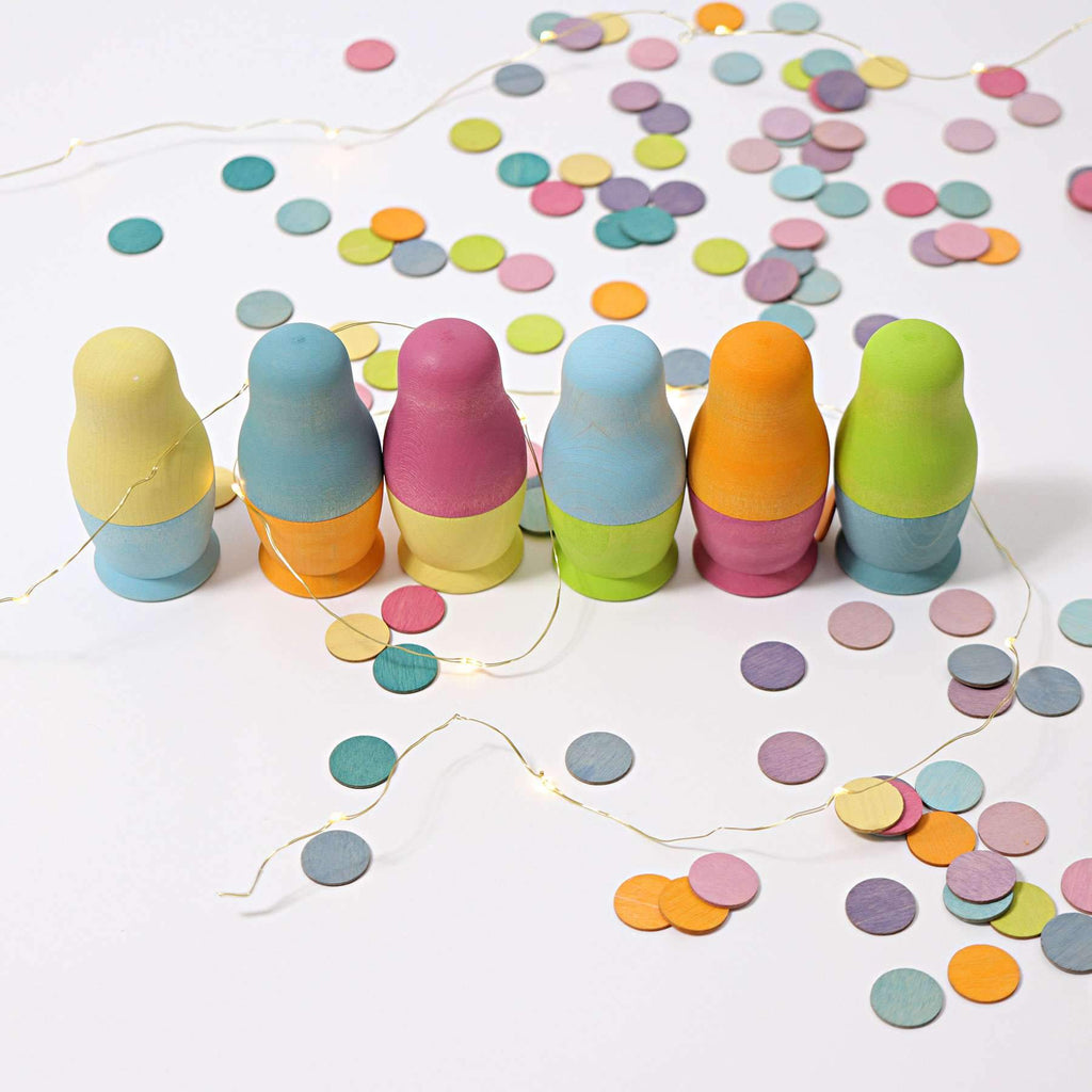 Grimm's Confetti Dots - Pastel - Grimm's Spiel and Holz Design - The Creative Toy Shop