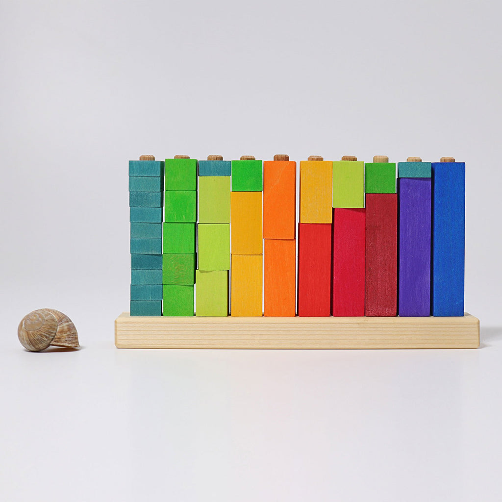 Grimm's Counting Stack Game - Grimm's Spiel and Holz Design - The Creative Toy Shop