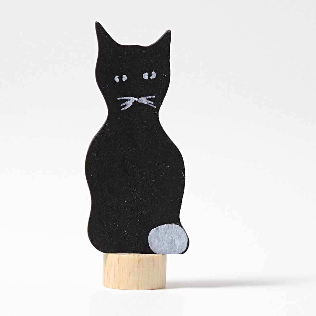 Grimm's Decorative Figure - Black Cat - Grimm's Spiel and Holz Design - The Creative Toy Shop