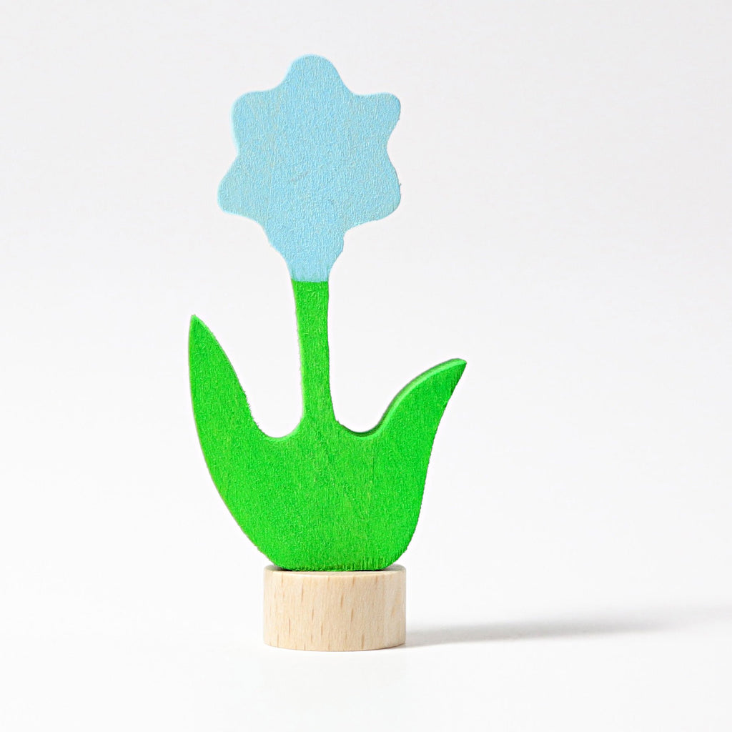 Grimm's Decorative Figure - Blue Flower - Grimm's Spiel and Holz Design - The Creative Toy Shop