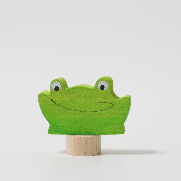 Grimm's Decorative Figure - Frog 2-Grimm's Spiel and Holz Design-The Creative Toy Shop