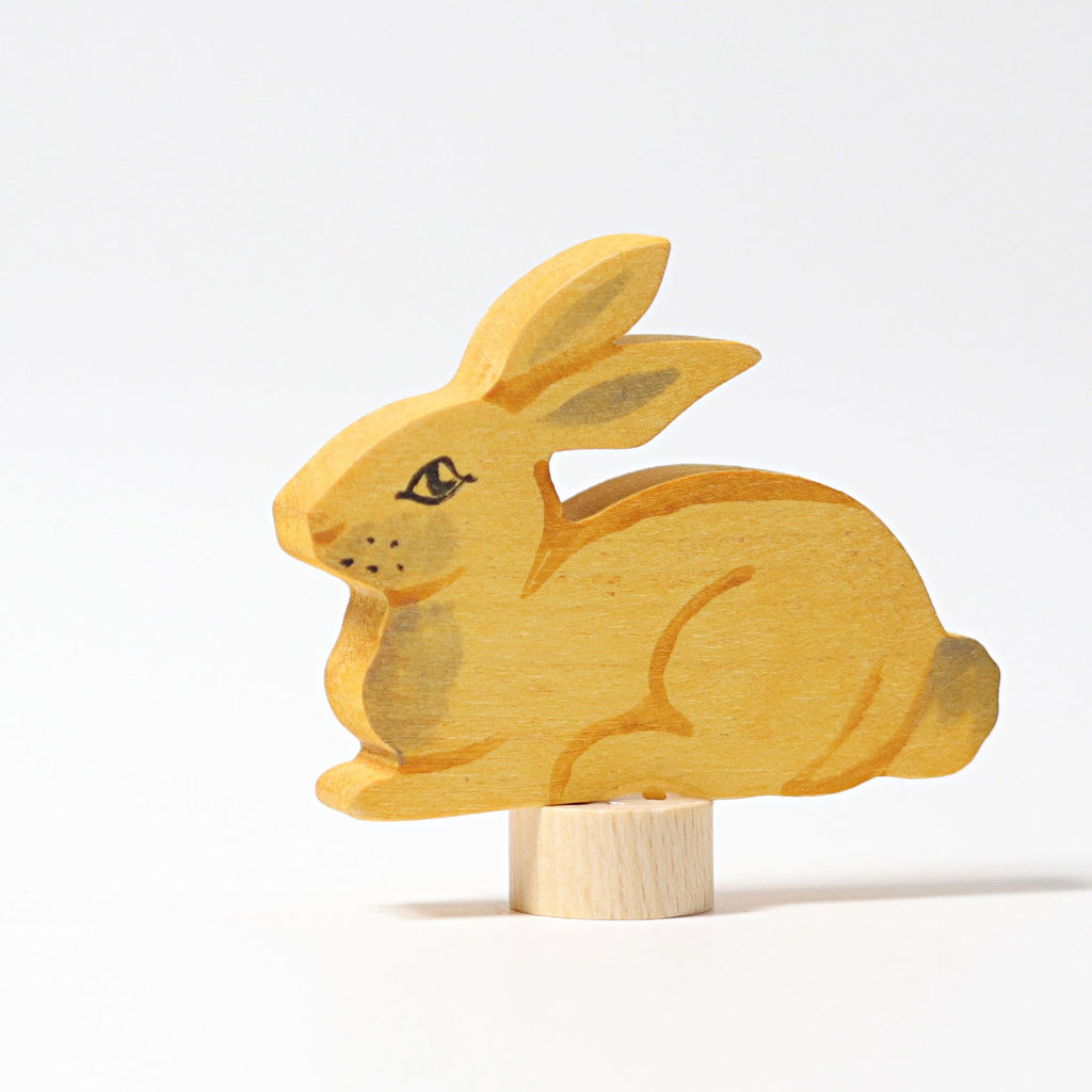 Grimm's Decorative Figure - Hand Painted Rabbit - Grimm's Spiel and Holz Design - The Creative Toy Shop