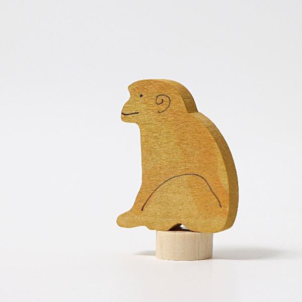 Grimm's Decorative Figure - Monkey Sitting-Grimm's Spiel and Holz Design-The Creative Toy Shop