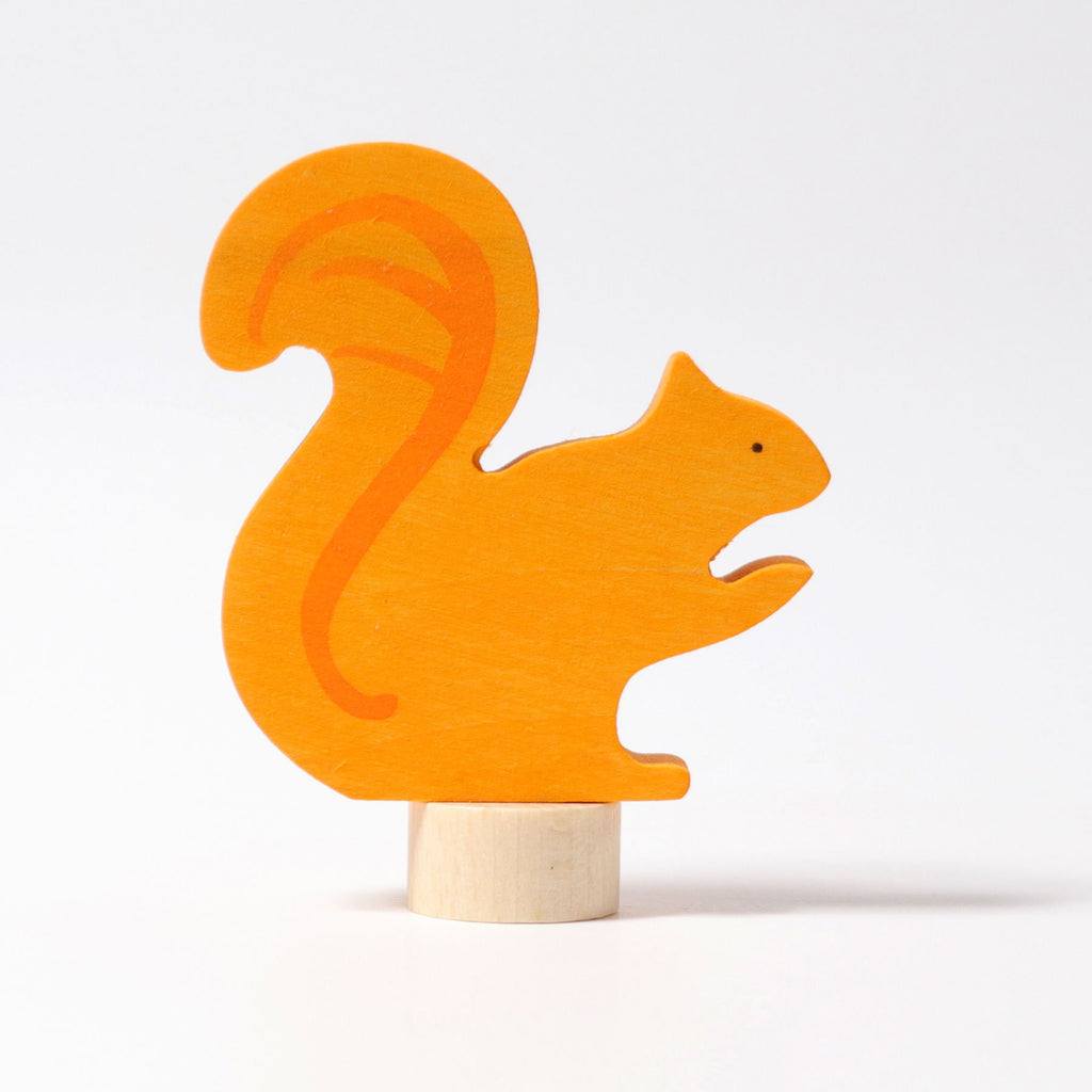 Grimm's Decorative Figure - Orange Squirrel - Grimm's Spiel and Holz Design - The Creative Toy Shop