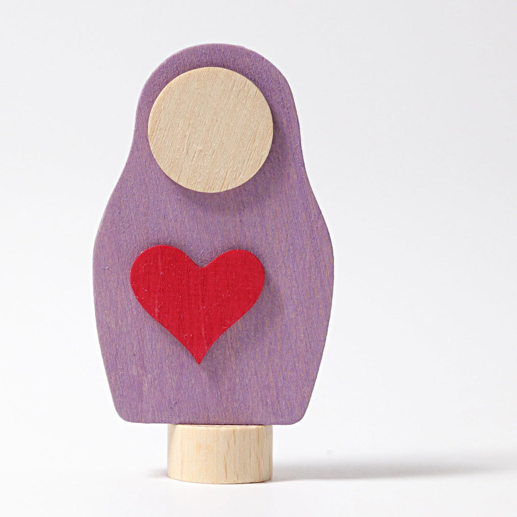 Grimm's Decorative Figure - Purple Nesting Doll - Grimm's Spiel and Holz Design - The Creative Toy Shop
