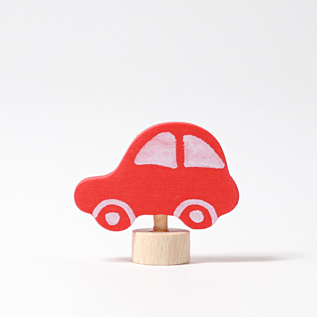 Grimm's Decorative Figure - Red Car - Grimm's Spiel and Holz Design - The Creative Toy Shop