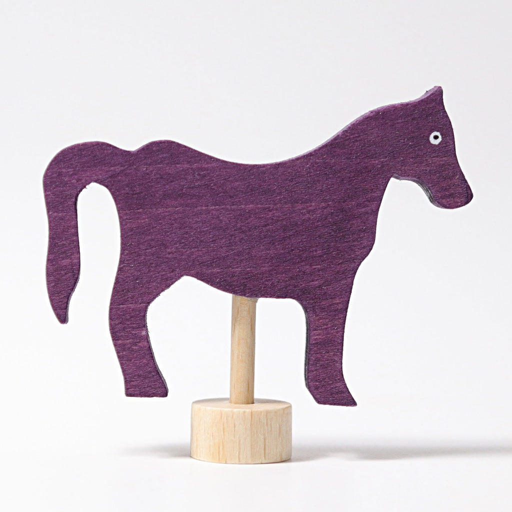 Grimm's Decorative Figure - Red Horse - Grimm's Spiel and Holz Design - The Creative Toy Shop