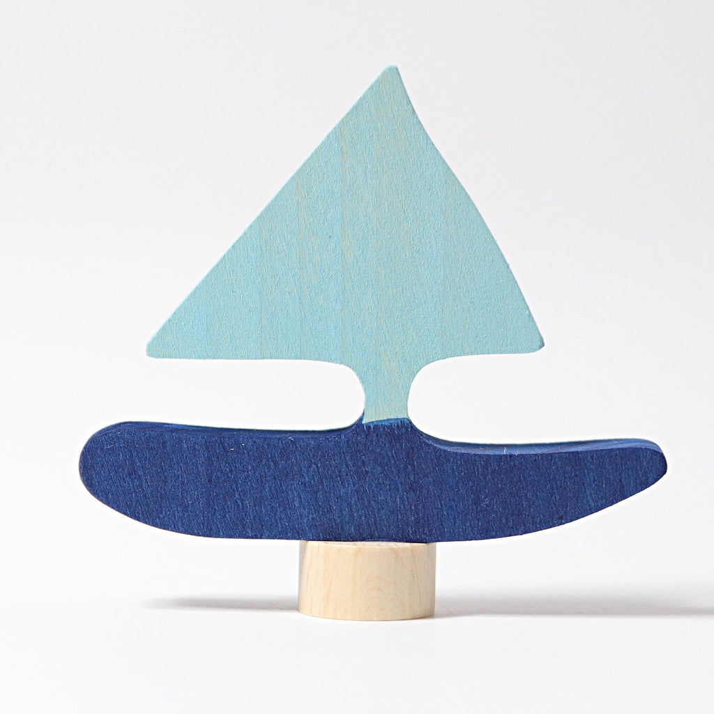 Grimm's Decorative Figure - Sailing Boat - Grimm's Spiel and Holz Design - The Creative Toy Shop