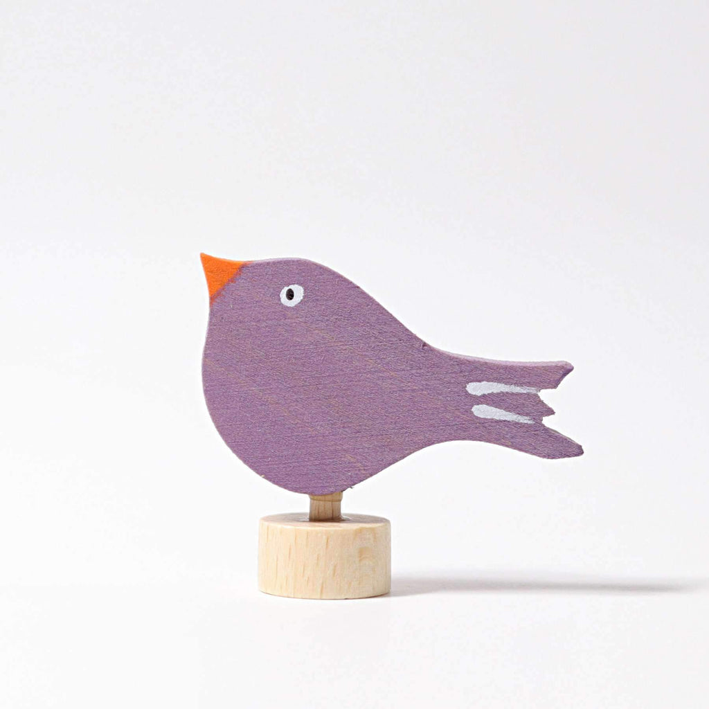Grimm's Decorative Figure - Sitting Bird - Grimm's Spiel and Holz Design - The Creative Toy Shop