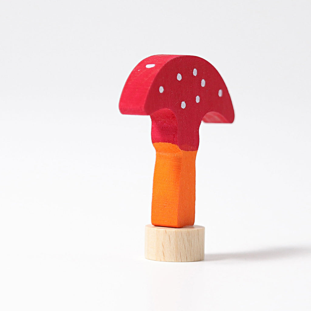 Grimm's Decorative Figure - Toadstool - Grimm's Spiel and Holz Design - The Creative Toy Shop