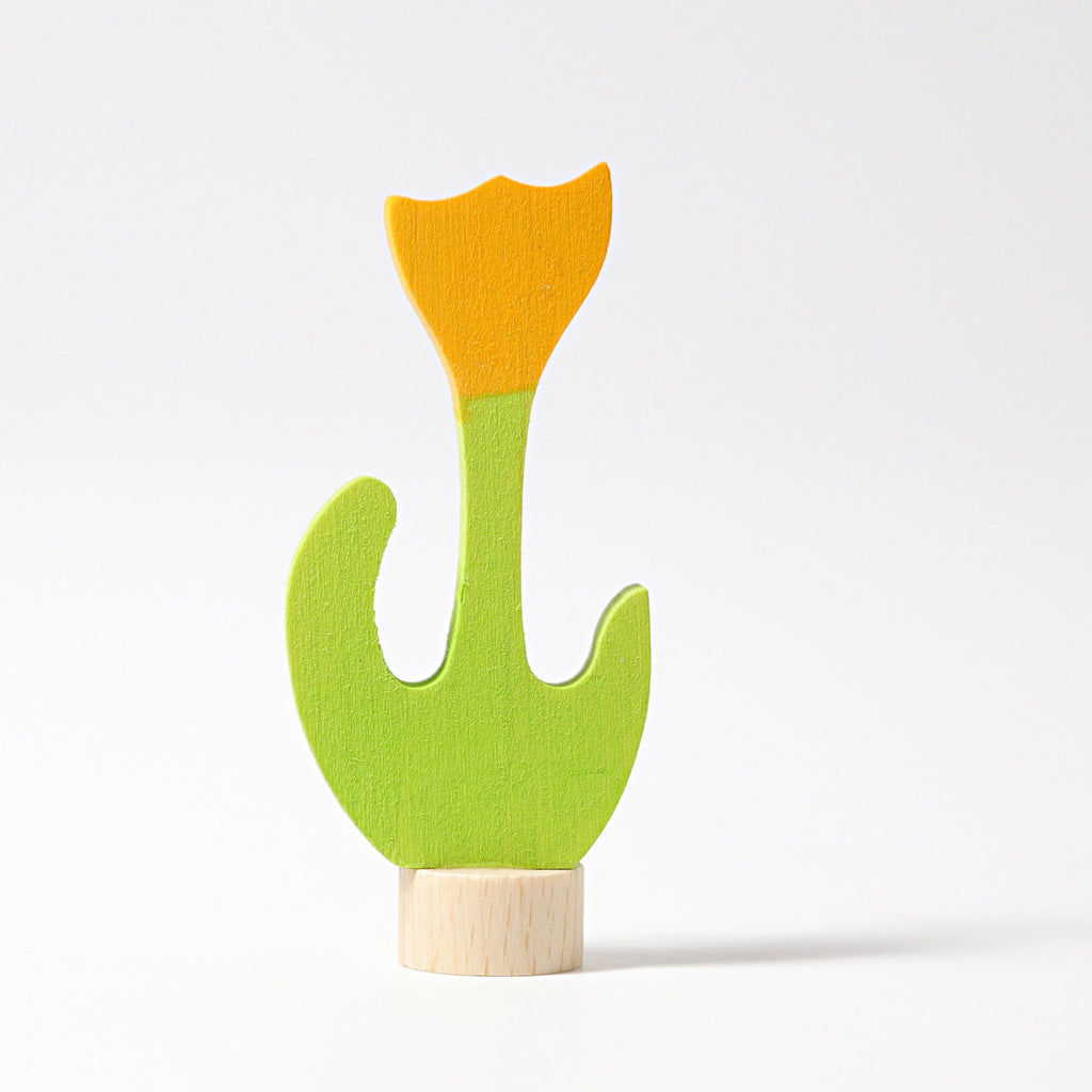 Grimm's Decorative Figure - Yellow Tulip - Grimm's Spiel and Holz Design - The Creative Toy Shop