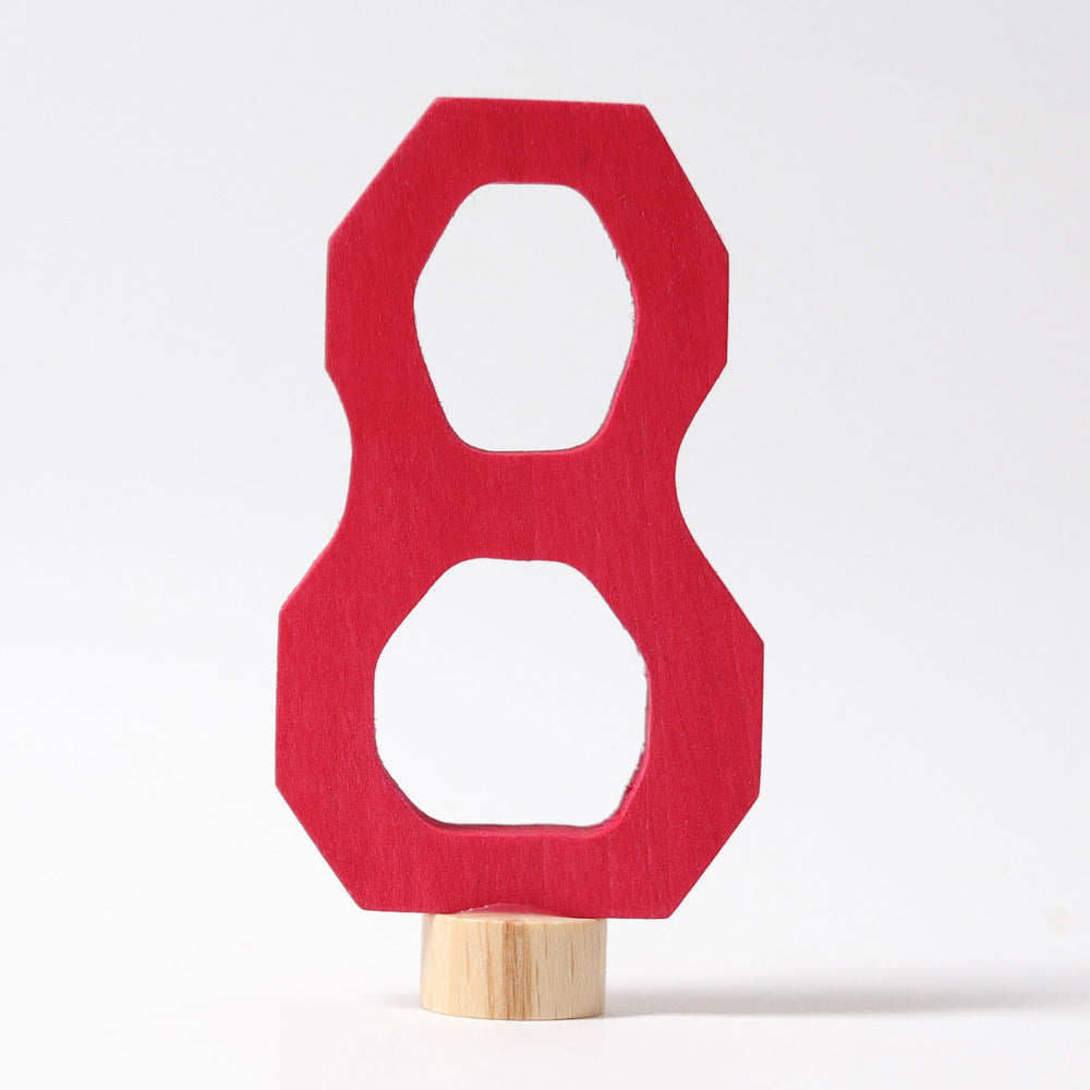 Grimm's Decorative Number - Eight - Grimm's Spiel and Holz Design - The Creative Toy Shop