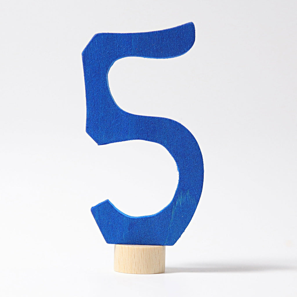 Grimm's Decorative Number - Five - Grimm's Spiel and Holz Design - The Creative Toy Shop