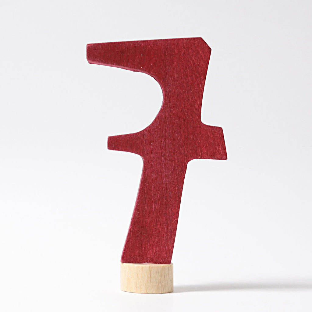 Grimm's Decorative Number - Seven - Grimm's Spiel and Holz Design - The Creative Toy Shop