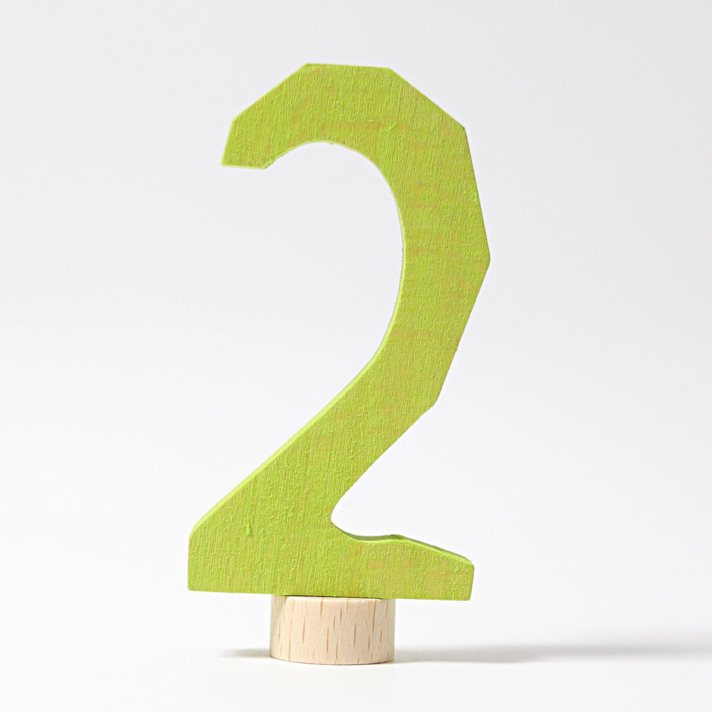 Grimm's Decorative Number - Two - Grimm's Spiel and Holz Design - The Creative Toy Shop