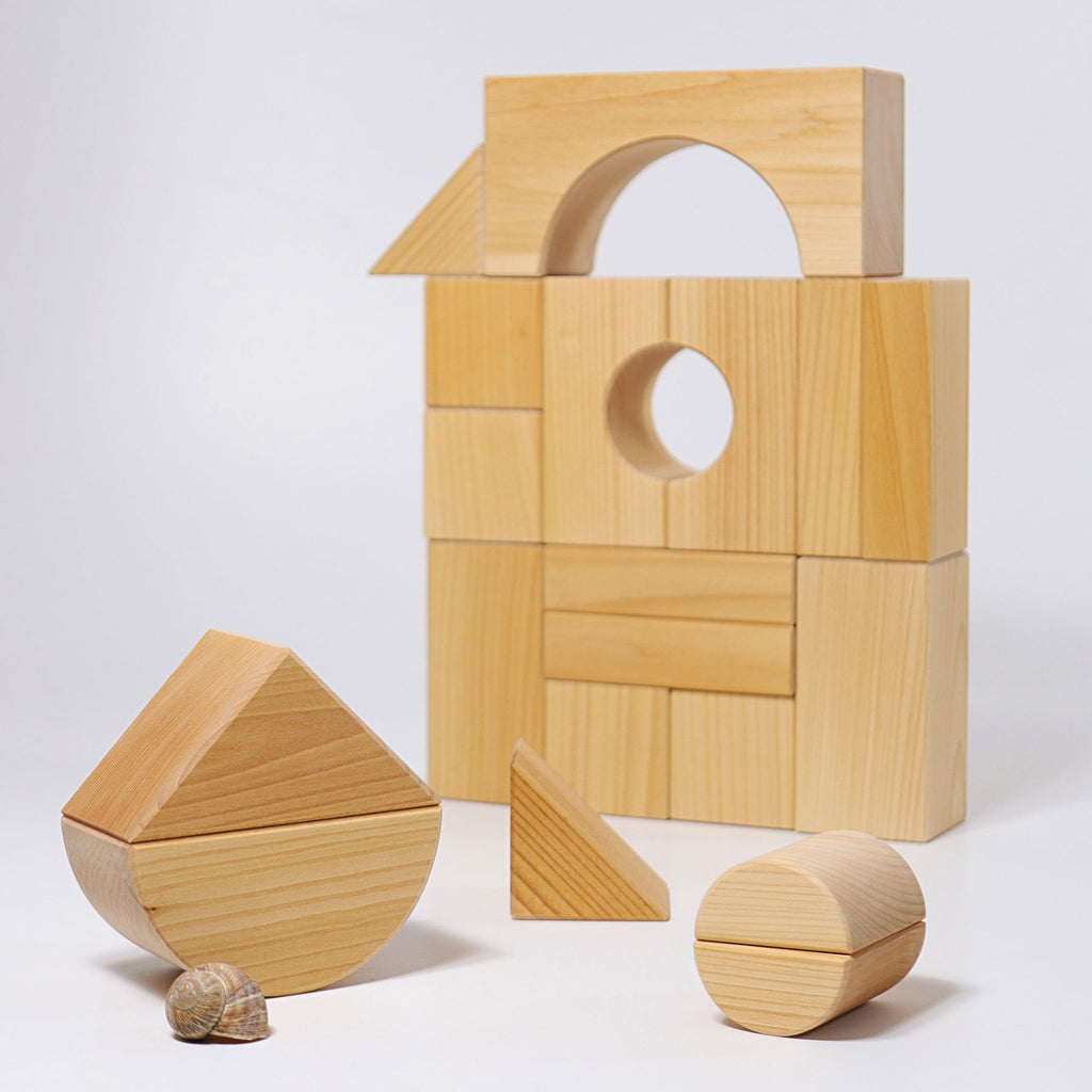 Grimm's Giant Natural Building Blocks - Grimm's Spiel and Holz Design - The Creative Toy Shop