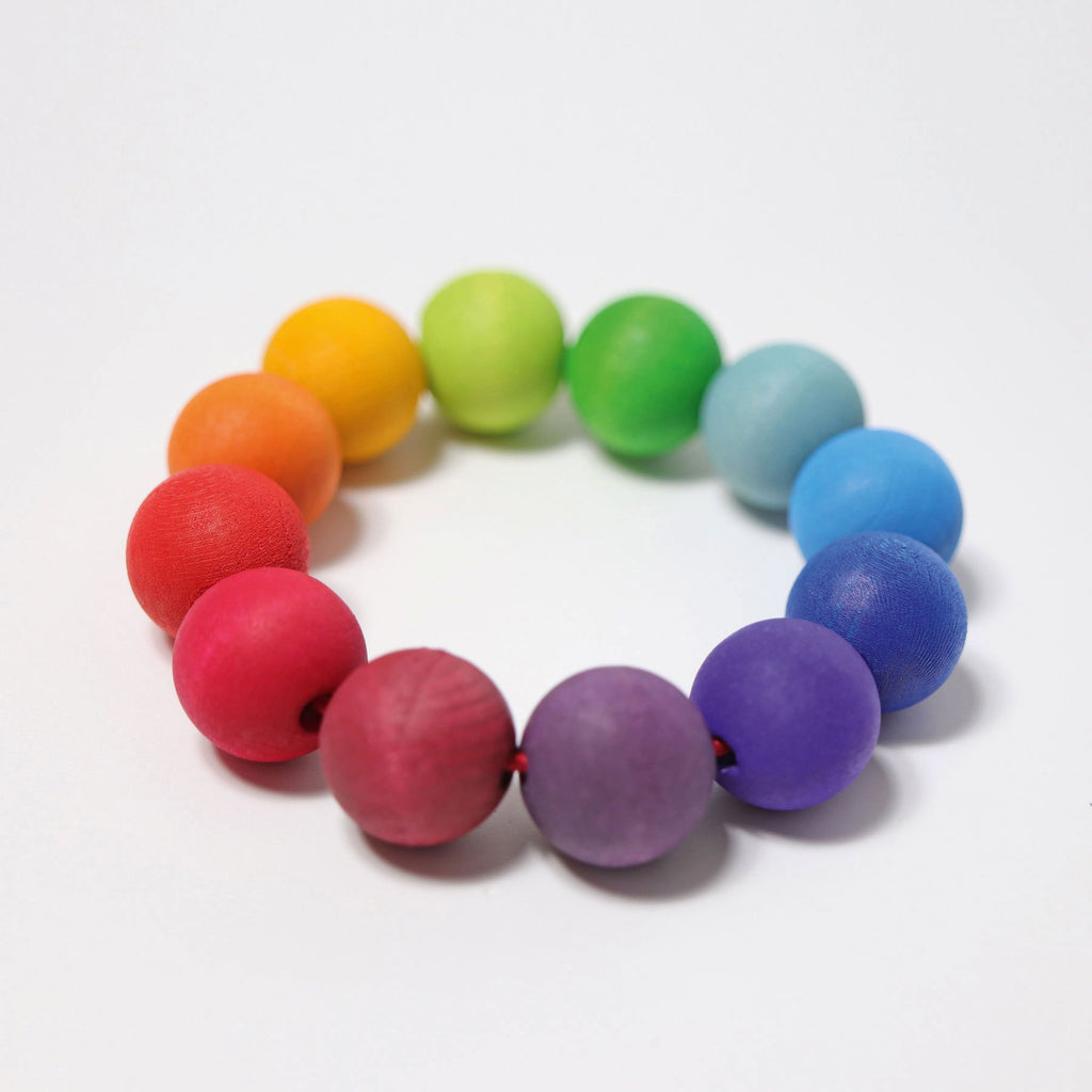 Grimm's Grasping Bead Ring - Grimm's Spiel and Holz Design - The Creative Toy Shop