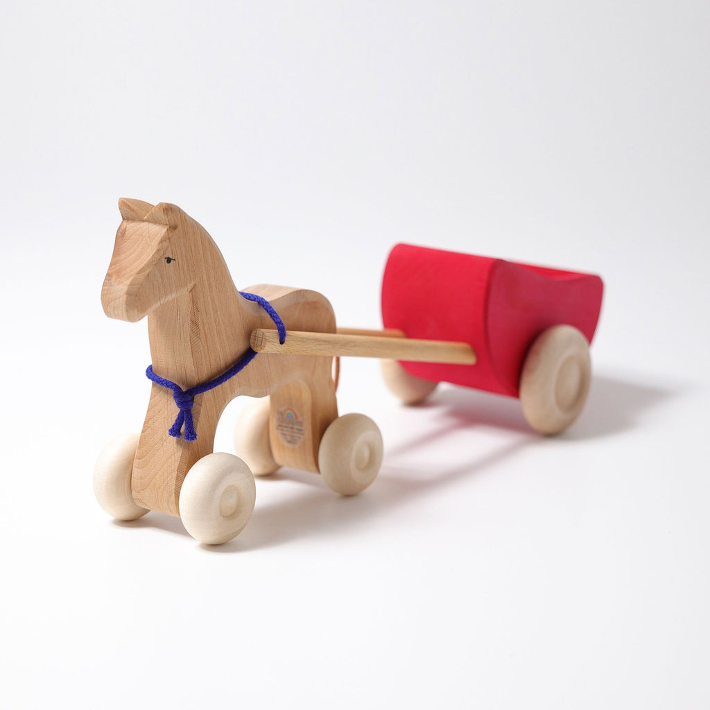 Grimm's Large Horse on Wheels - Grimm's Spiel and Holz Design - The Creative Toy Shop