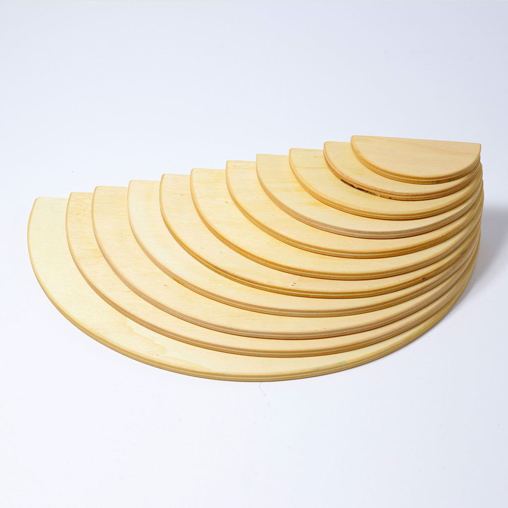 Grimm's Large Semi Circles - Natural - Grimm's Spiel and Holz Design - The Creative Toy Shop