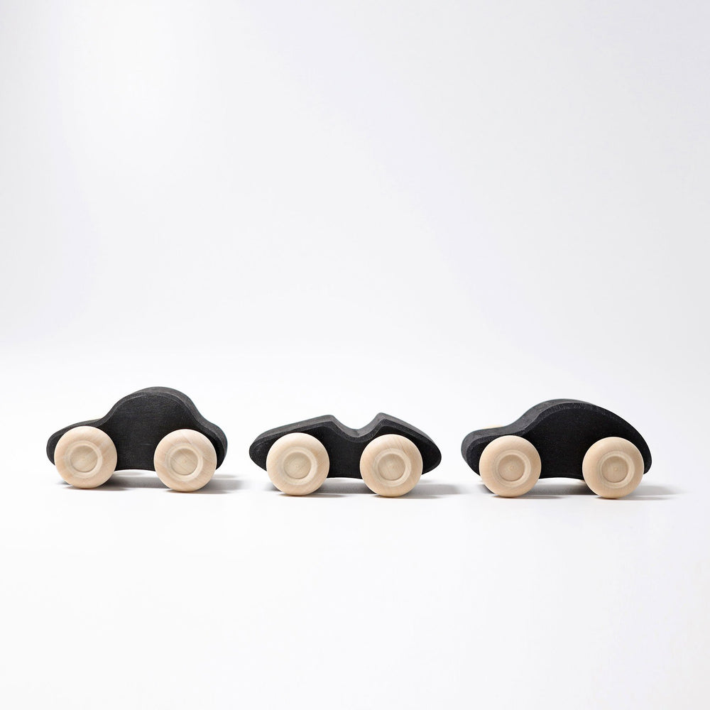 Grimm's Little Monochrome Cars - Individual - Grimm's Spiel and Holz Design - The Creative Toy Shop