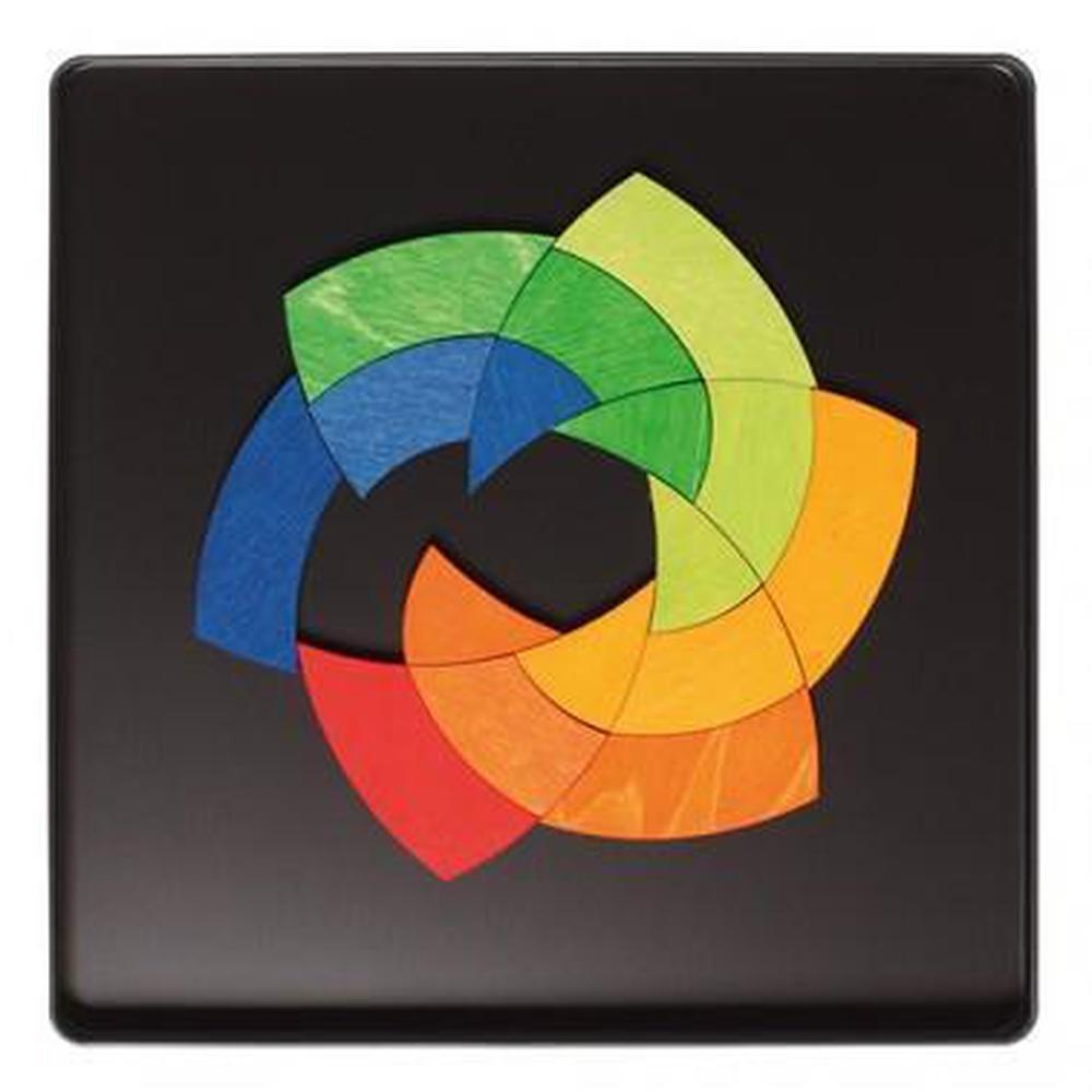 Grimm's Magnet Colour Circle Goethe Puzzle - Grimm's Spiel and Holz Design - The Creative Toy Shop