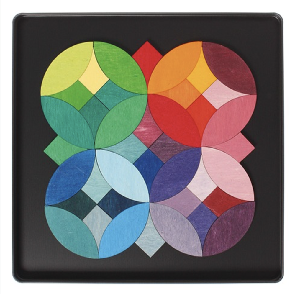 Grimm's Magnet Colour Circle Puzzle - Grimm's Spiel and Holz Design - The Creative Toy Shop