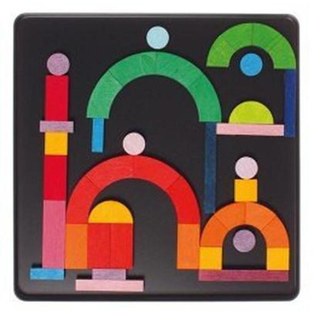 Grimm's Magnetic Romanesque Puzzle - Grimm's Spiel and Holz Design - The Creative Toy Shop