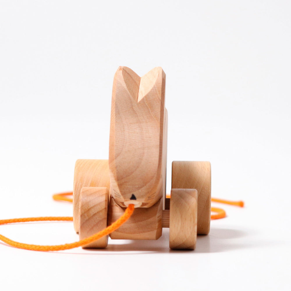 Grimm's Pull Along Bobbing Rabbit - Grimm's Spiel and Holz Design - The Creative Toy Shop