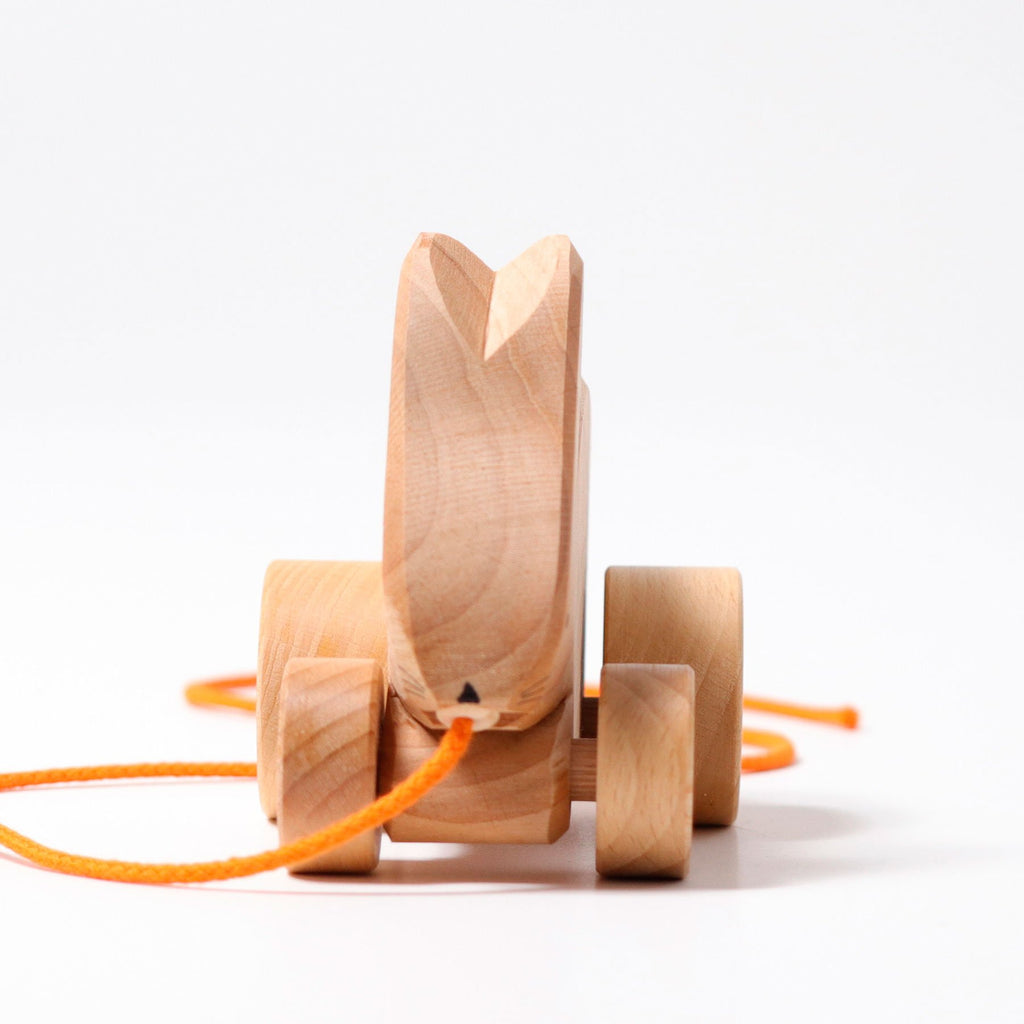Grimm's Pull Along Bobbing Rabbit - Grimm's Spiel and Holz Design - The Creative Toy Shop