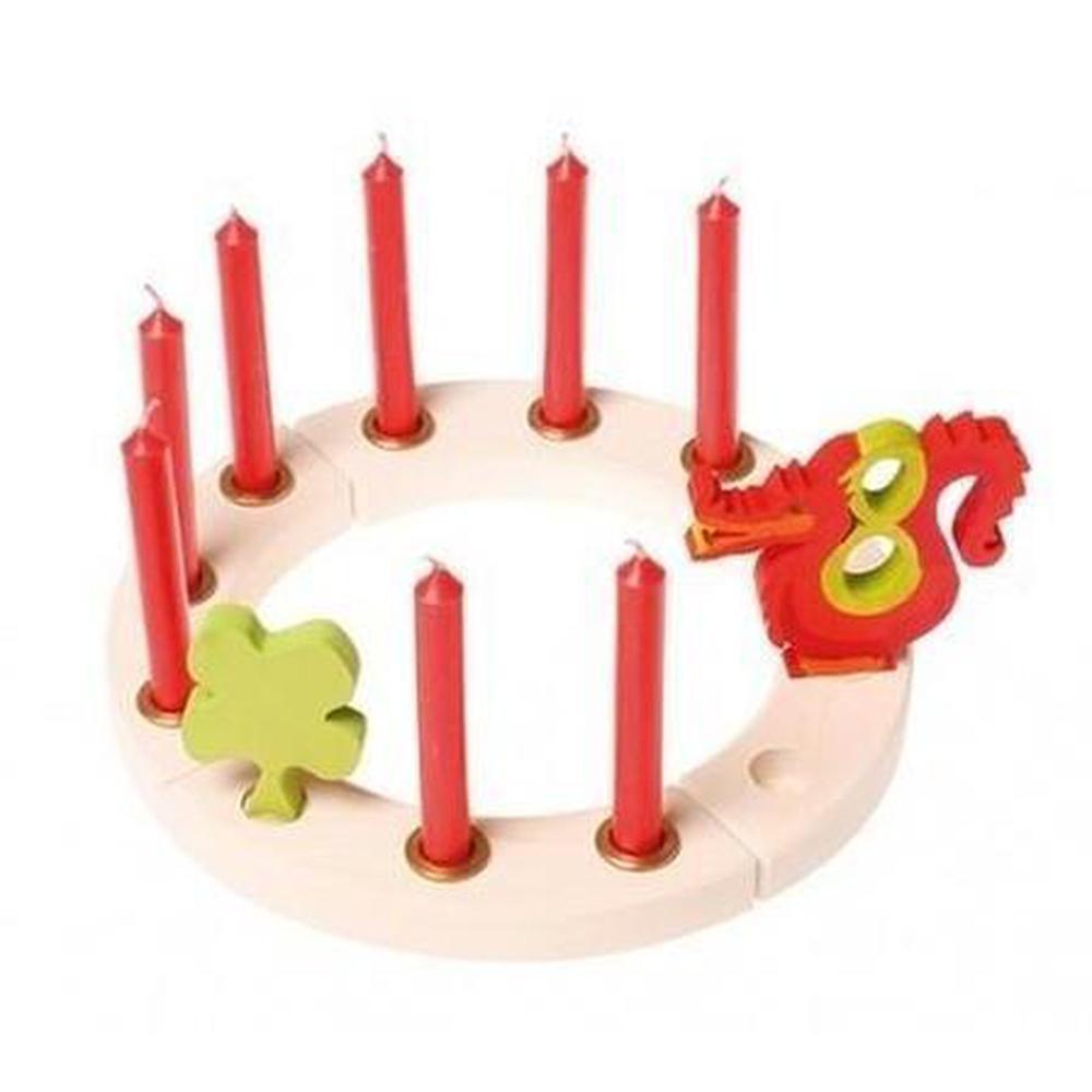 Grimm's Red Candle Set - 20 - Grimm's Spiel and Holz Design - The Creative Toy Shop