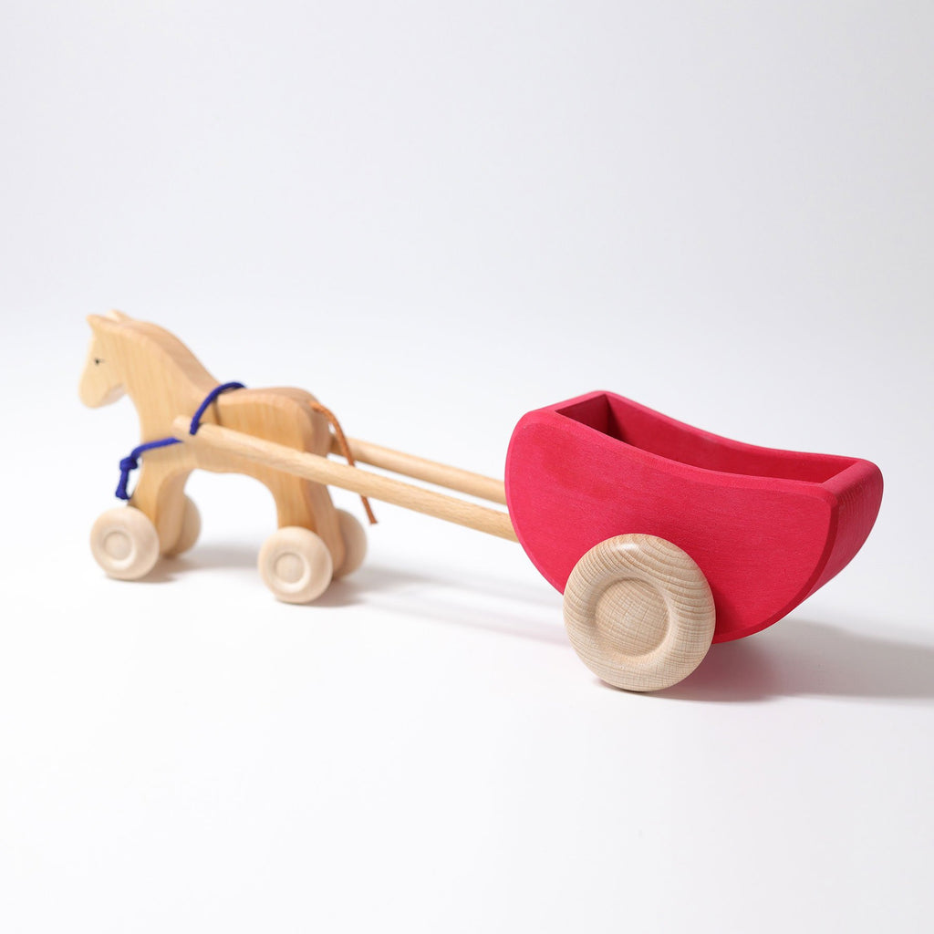 Grimm's Red Wagon - Grimm's Spiel and Holz Design - The Creative Toy Shop