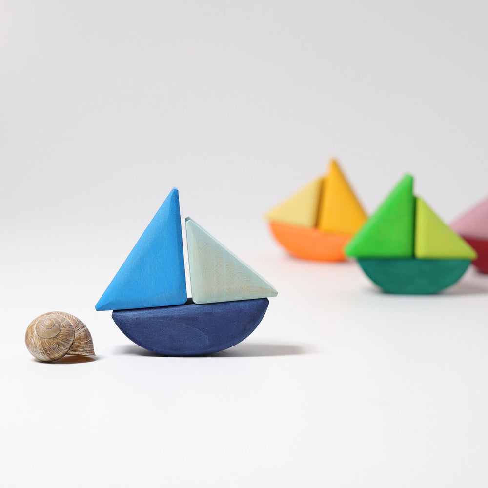 Grimm's Rolling Boats - Grimm's Spiel and Holz Design - The Creative Toy Shop