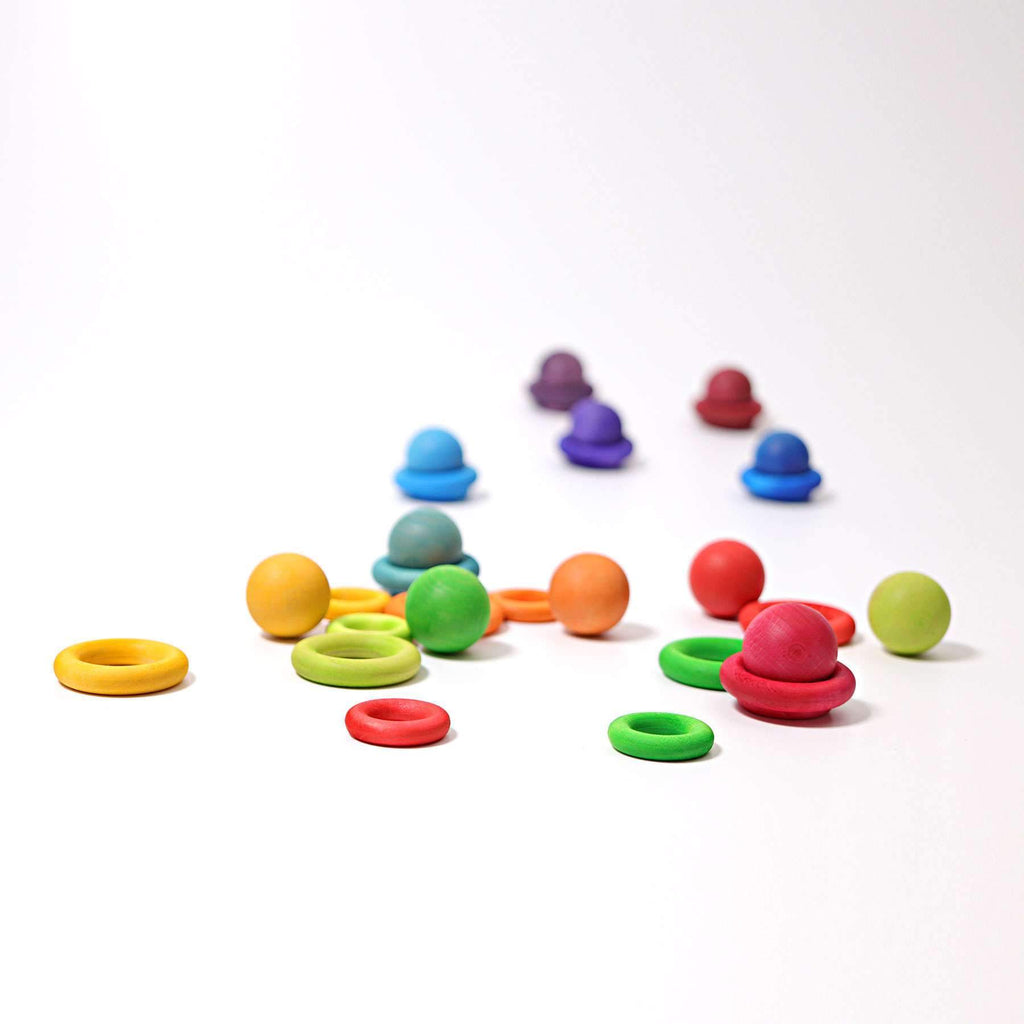 Grimm's Small Balls - Rainbow - New 2019 - Grimm's Spiel and Holz Design - The Creative Toy Shop