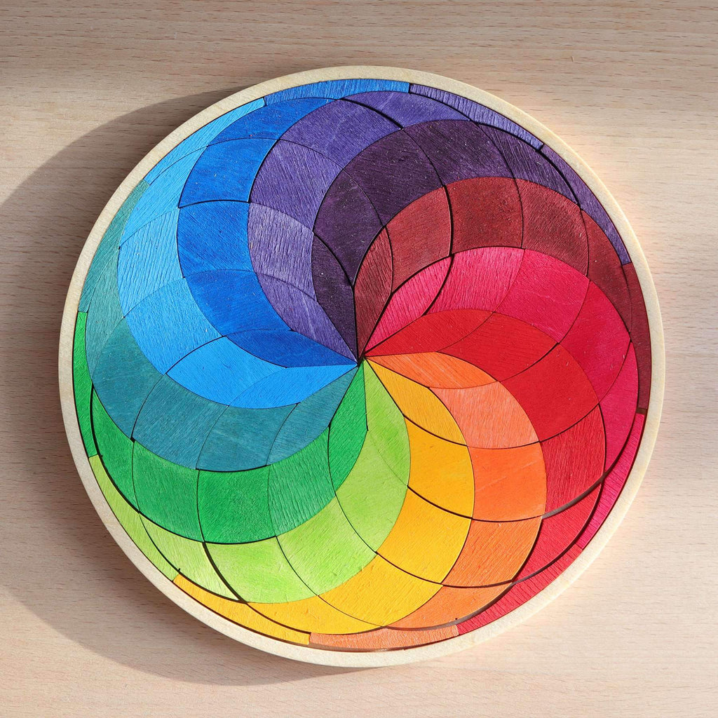 Grimm's Small Colour Circle Spiral - Grimm's Spiel and Holz Design - The Creative Toy Shop