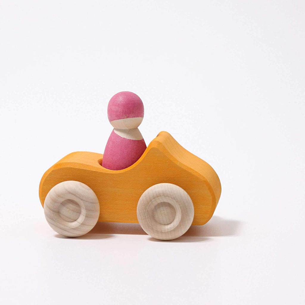 Grimm's Small Convertible - Yellow - New 2019 - Grimm's Spiel and Holz Design - The Creative Toy Shop