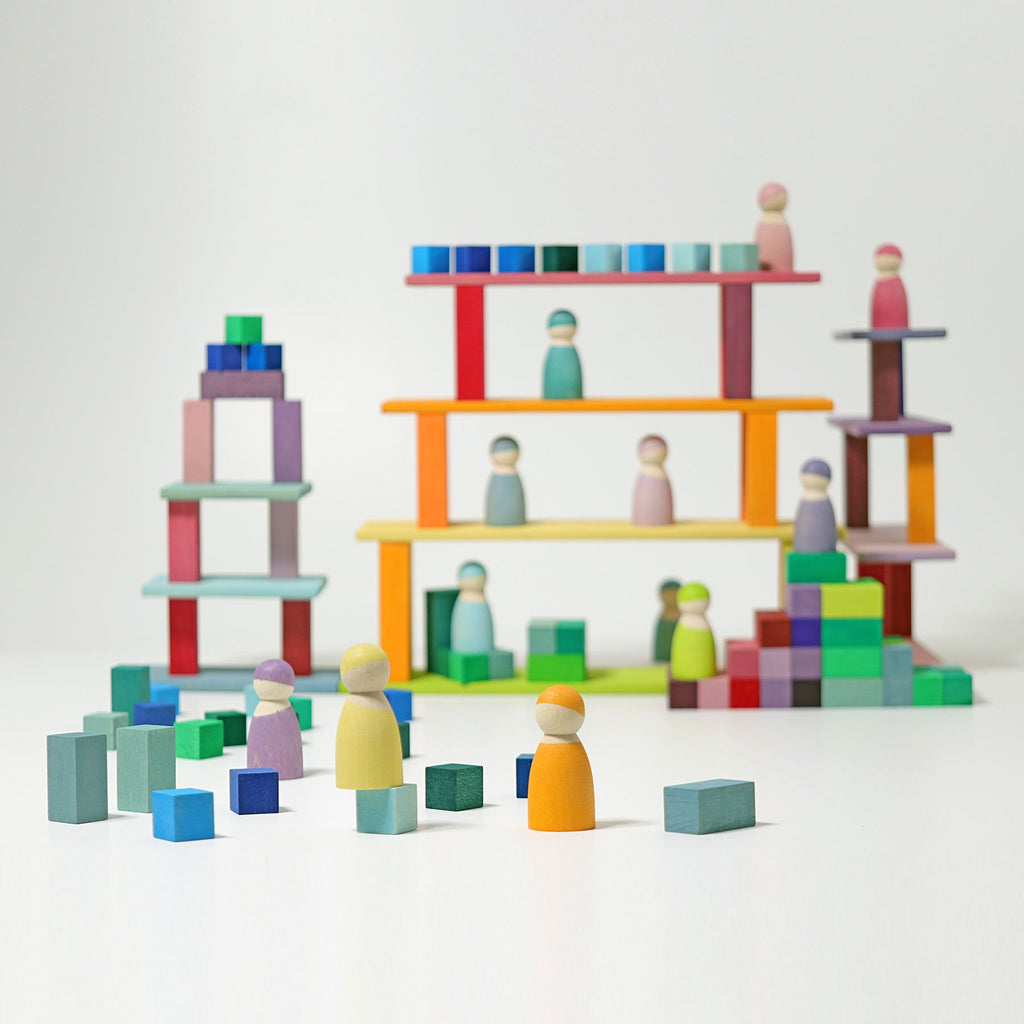 Grimm's Small Stepped Pyramid - Grimm's Spiel and Holz Design - The Creative Toy Shop