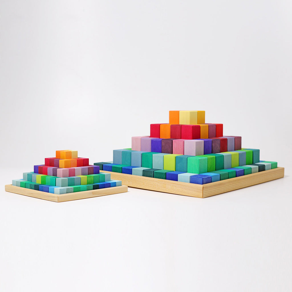 Grimm's Small Stepped Pyramid - Grimm's Spiel and Holz Design - The Creative Toy Shop