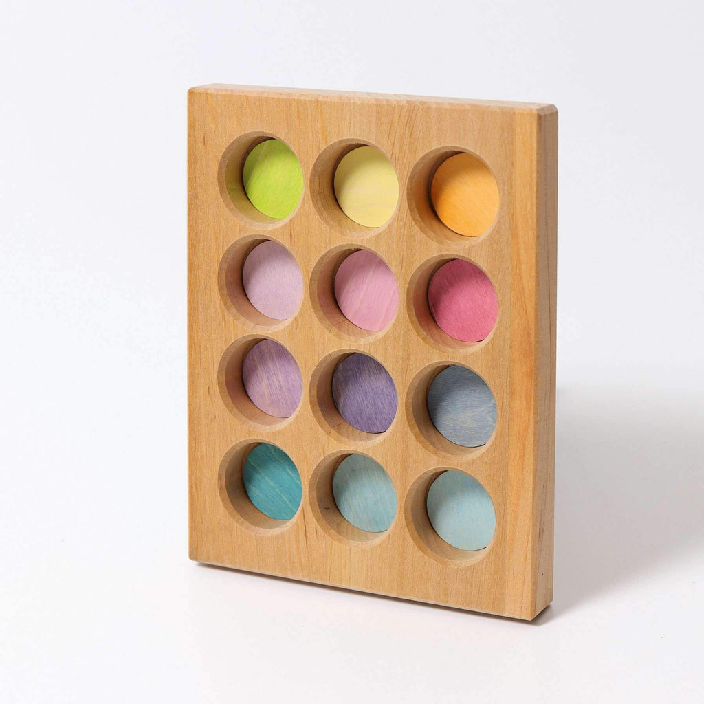 Grimm's Sorting Board - Pastel - New 2019 - Grimm's Spiel and Holz Design - The Creative Toy Shop