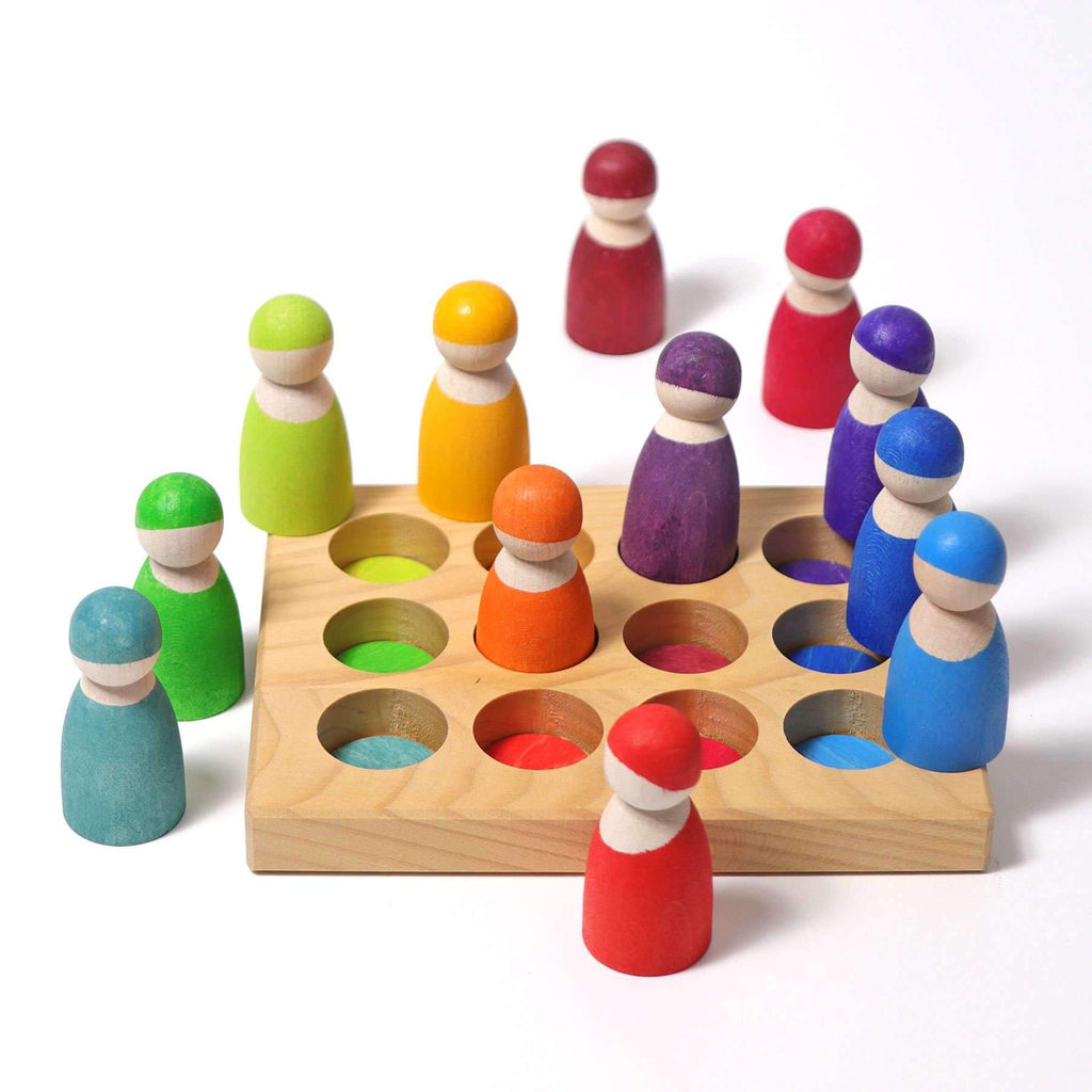 Grimm's Sorting Board - Rainbow - New 2019 - Grimm's Spiel and Holz Design - The Creative Toy Shop