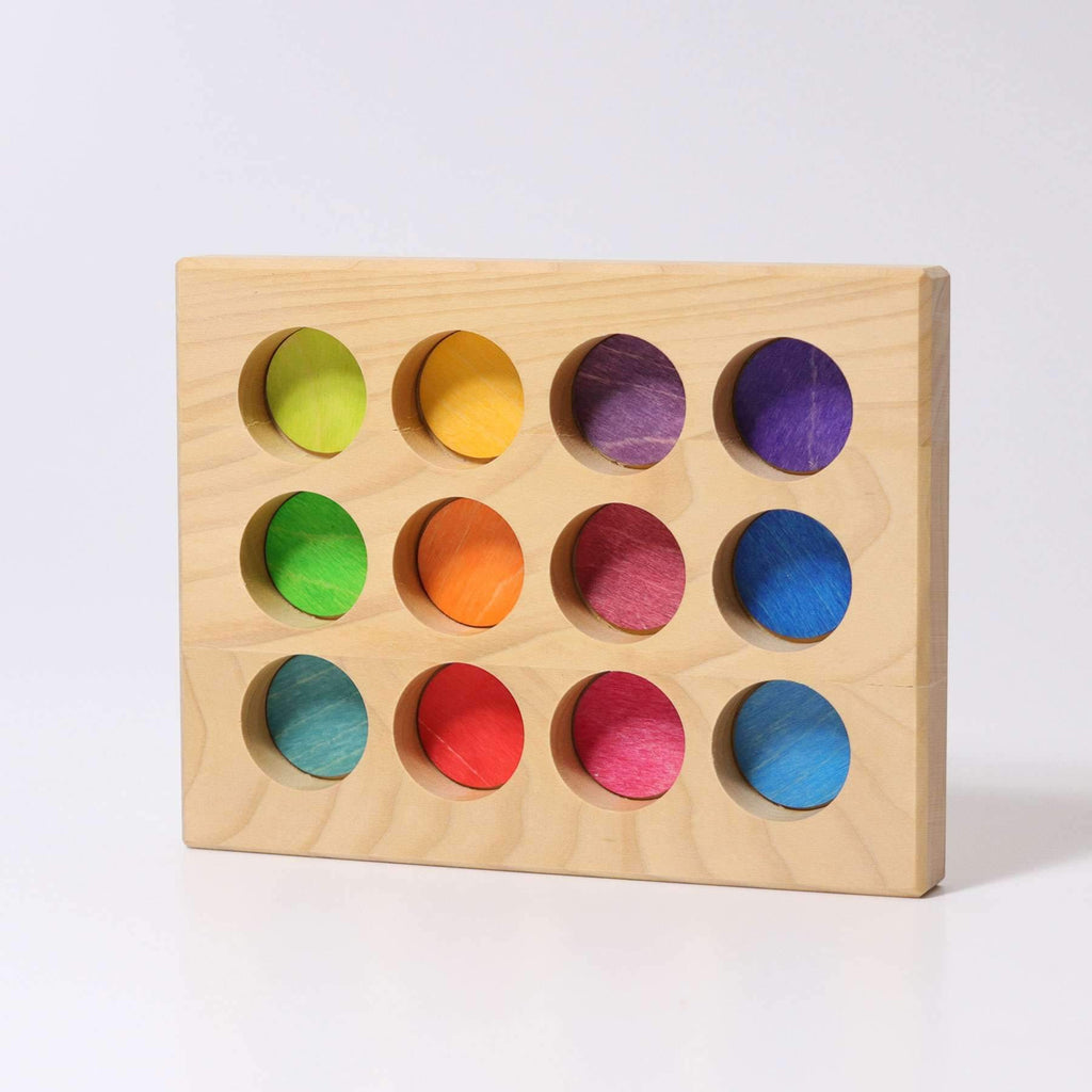 Grimm's Sorting Board - Rainbow - New 2019 - Grimm's Spiel and Holz Design - The Creative Toy Shop