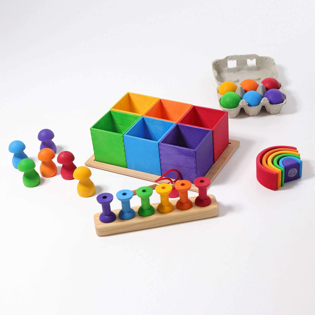 Grimm's Sorting Boxes - Small - Grimm's Spiel and Holz Design - The Creative Toy Shop