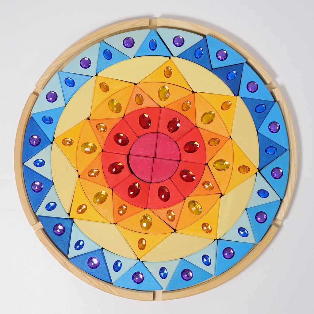 Grimm's Sparkling Sun Mandala - Grimm's Spiel and Holz Design - The Creative Toy Shop