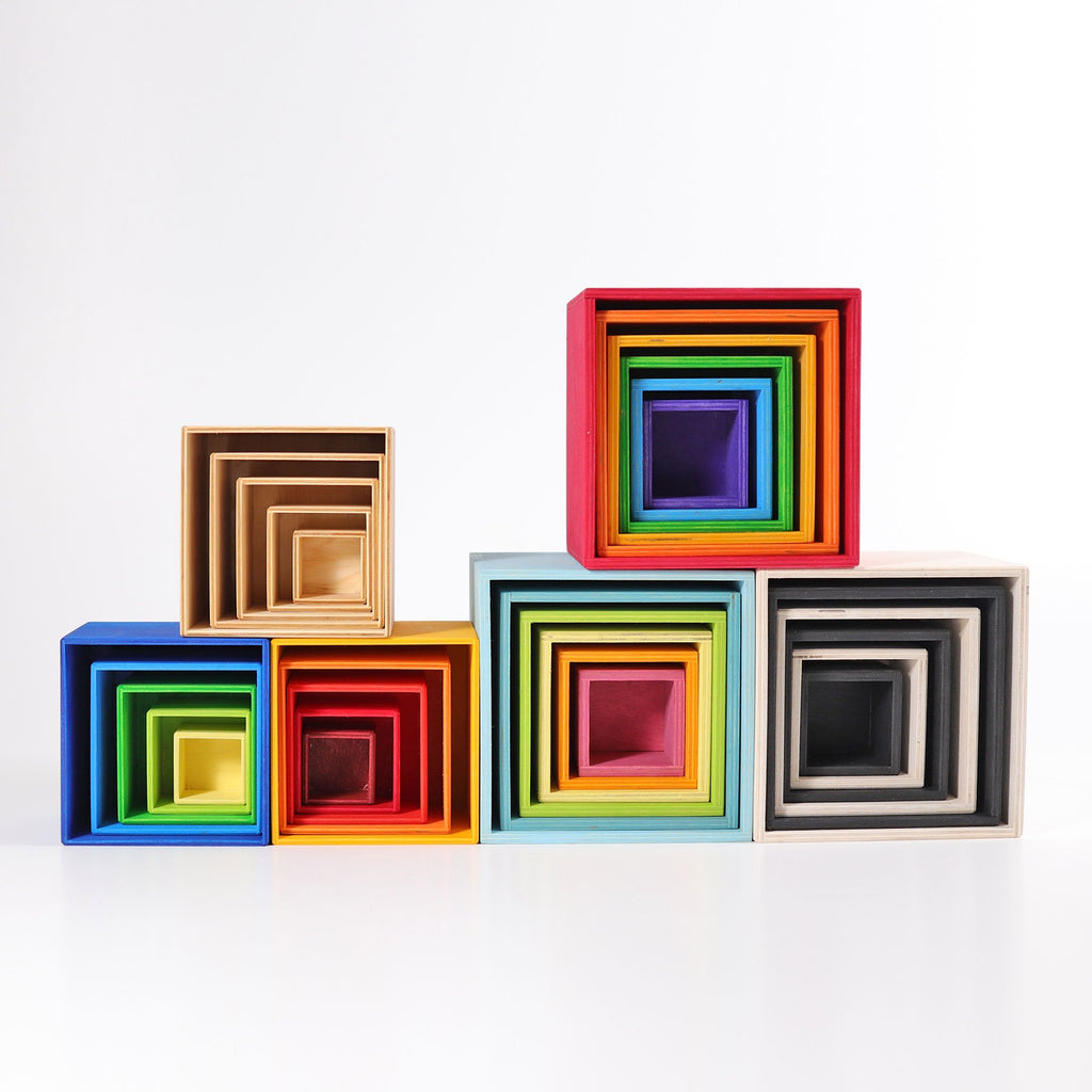 Grimm's Stacking Boxes - Grimm's Spiel and Holz Design - The Creative Toy Shop